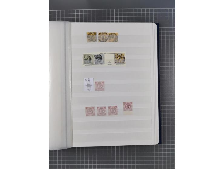 Baden bis Württemberg, gestempelter/ungebrauchter und postfrischer Sammlungsbestand, dabei u.a. Bayern Mi.-Nr. 1Ia ungebrauch