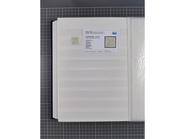 Baden bis Württemberg, gestempelter/ungebrauchter und postfrischer Sammlungsbestand, dabei u.a. Bayern Mi.-Nr. 1Ia ungebrauch