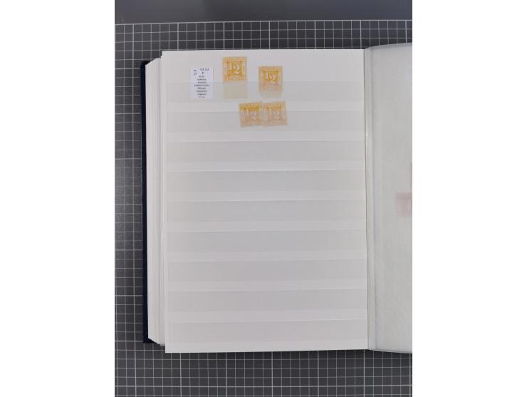 Baden bis Württemberg, gestempelter/ungebrauchter und postfrischer Sammlungsbestand, dabei u.a. Bayern Mi.-Nr. 1Ia ungebrauch