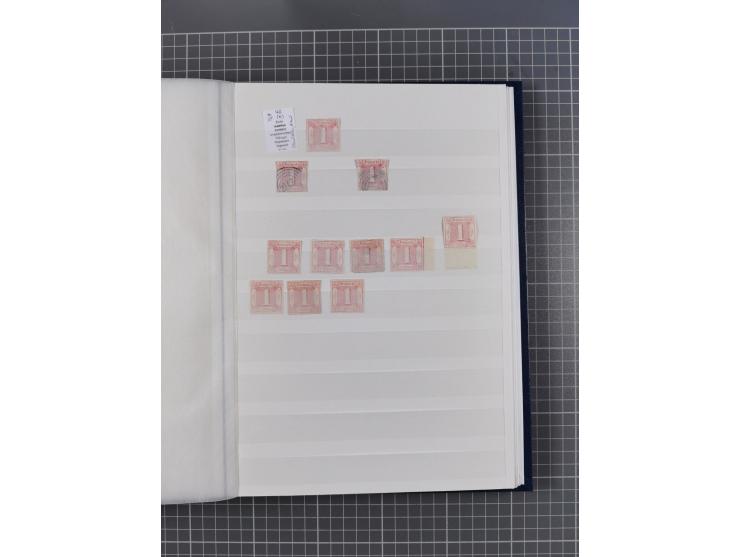 Baden bis Württemberg, gestempelter/ungebrauchter und postfrischer Sammlungsbestand, dabei u.a. Bayern Mi.-Nr. 1Ia ungebrauch