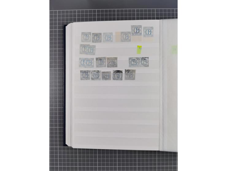 Baden bis Württemberg, gestempelter/ungebrauchter und postfrischer Sammlungsbestand, dabei u.a. Bayern Mi.-Nr. 1Ia ungebrauch