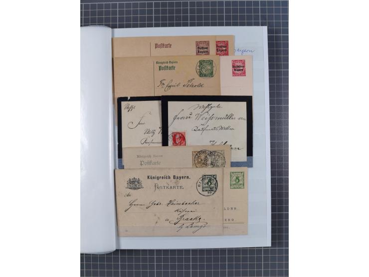 Baden bis Württemberg, gestempelter/ungebrauchter und postfrischer Sammlungsbestand, dabei u.a. Bayern Mi.-Nr. 1Ia ungebrauch