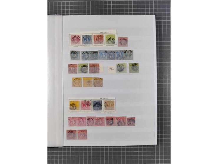 Baden bis Württemberg, gestempelter/ungebrauchter und postfrischer Sammlungsbestand, dabei u.a. Bayern Mi.-Nr. 1Ia ungebrauch