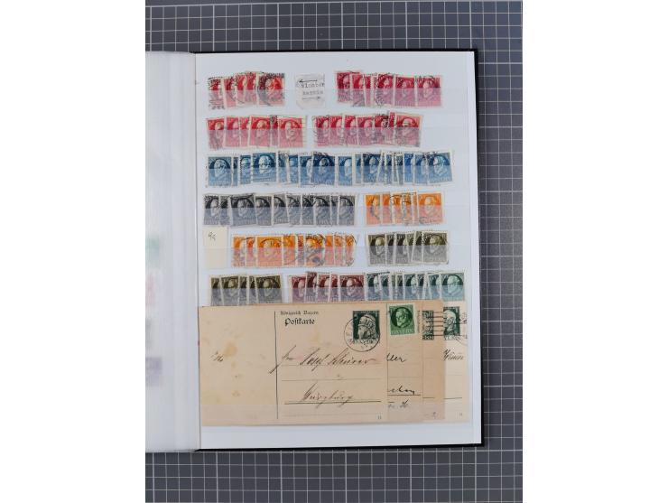 Baden bis Württemberg, gestempelter/ungebrauchter und postfrischer Sammlungsbestand, dabei u.a. Bayern Mi.-Nr. 1Ia ungebrauch