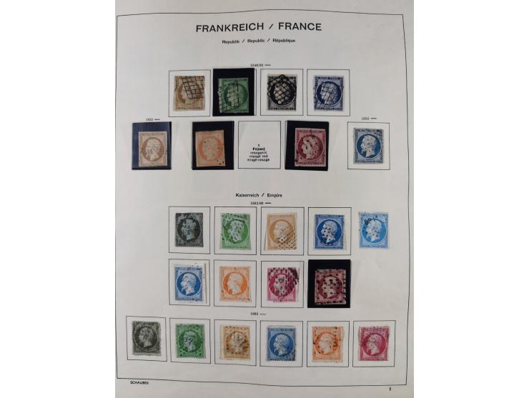 1849/1961, unused and used collection, including some French Colonies, a few better items like Mi.-Nr. 152 used, 239 used and