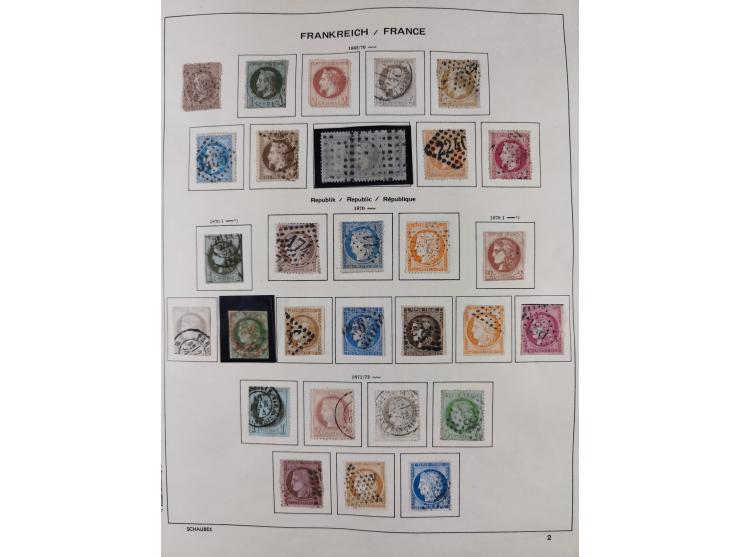 1849/1961, unused and used collection, including some French Colonies, a few better items like Mi.-Nr. 152 used, 239 used and