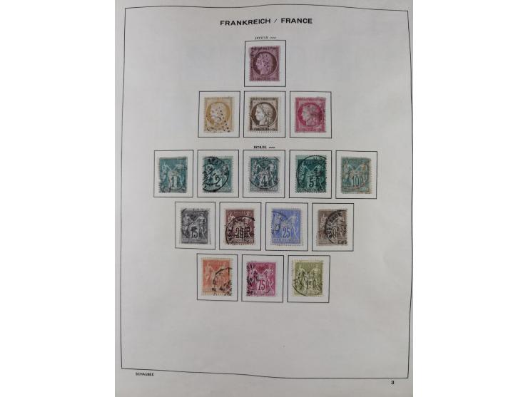 1849/1961, unused and used collection, including some French Colonies, a few better items like Mi.-Nr. 152 used, 239 used and