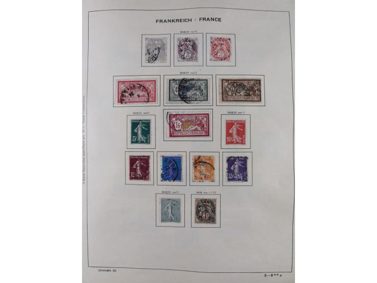 1849/1961, unused and used collection, including some French Colonies, a few better items like Mi.-Nr. 152 used, 239 used and