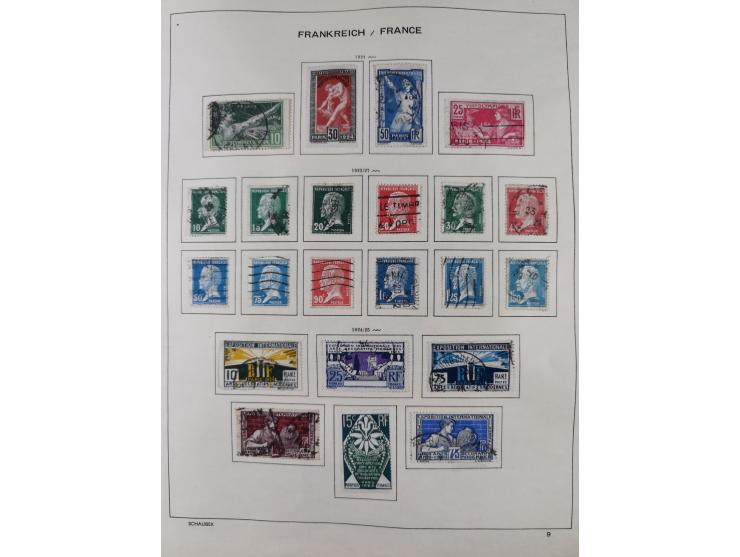 1849/1961, unused and used collection, including some French Colonies, a few better items like Mi.-Nr. 152 used, 239 used and