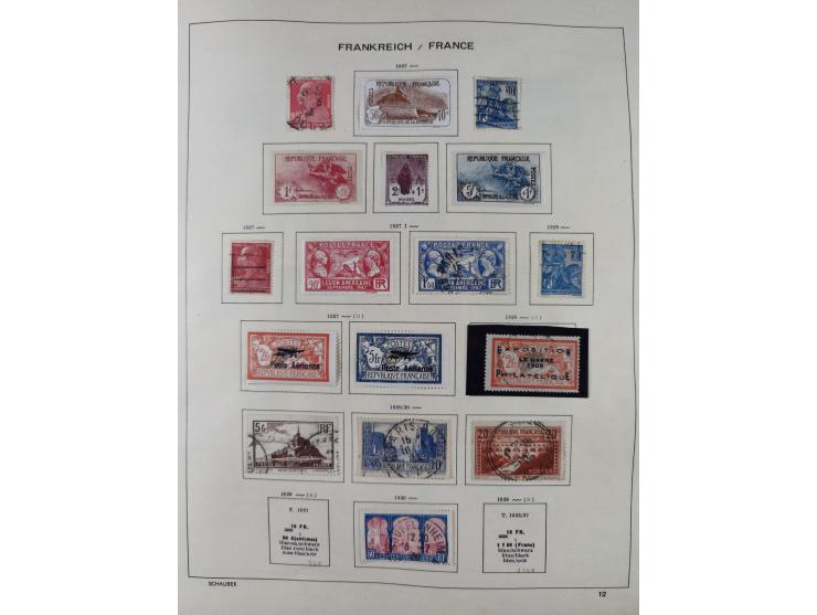 1849/1961, unused and used collection, including some French Colonies, a few better items like Mi.-Nr. 152 used, 239 used and