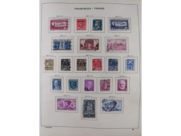 1849/1961, unused and used collection, including some French Colonies, a few better items like Mi.-Nr. 152 used, 239 used and
