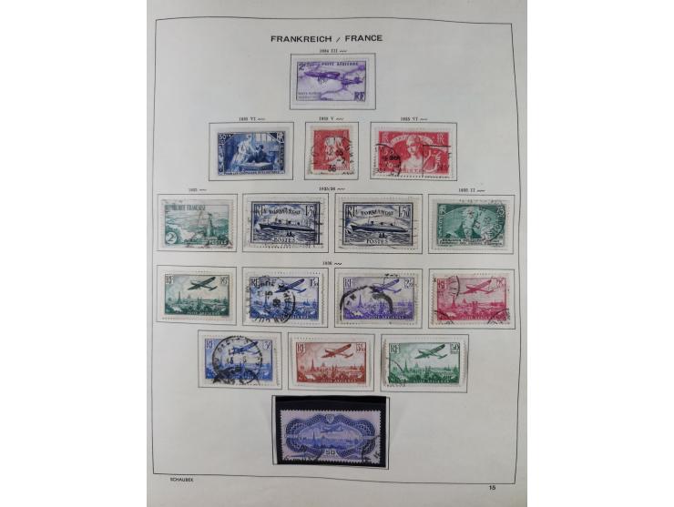 1849/1961, unused and used collection, including some French Colonies, a few better items like Mi.-Nr. 152 used, 239 used and