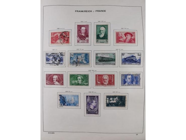 1849/1961, unused and used collection, including some French Colonies, a few better items like Mi.-Nr. 152 used, 239 used and