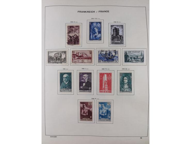 1849/1961, unused and used collection, including some French Colonies, a few better items like Mi.-Nr. 152 used, 239 used and