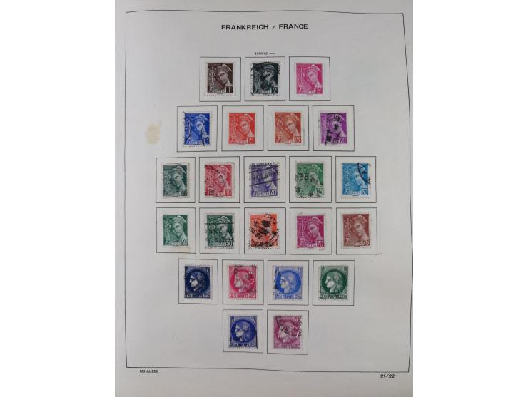 1849/1961, unused and used collection, including some French Colonies, a few better items like Mi.-Nr. 152 used, 239 used and