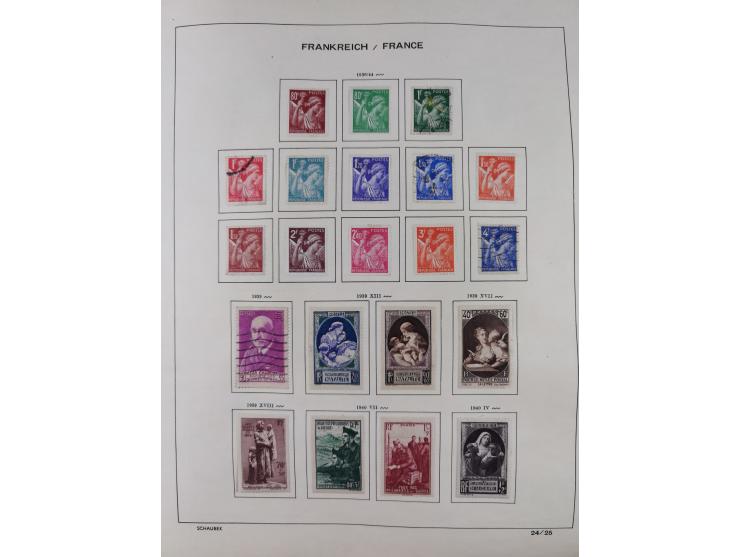 1849/1961, unused and used collection, including some French Colonies, a few better items like Mi.-Nr. 152 used, 239 used and