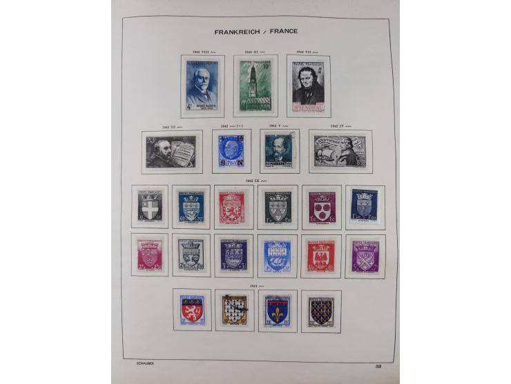 1849/1961, unused and used collection, including some French Colonies, a few better items like Mi.-Nr. 152 used, 239 used and