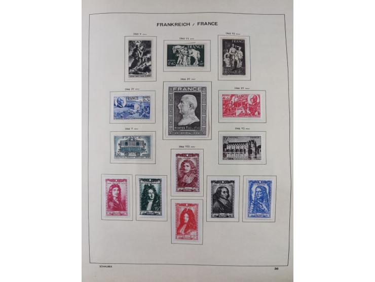 1849/1961, unused and used collection, including some French Colonies, a few better items like Mi.-Nr. 152 used, 239 used and