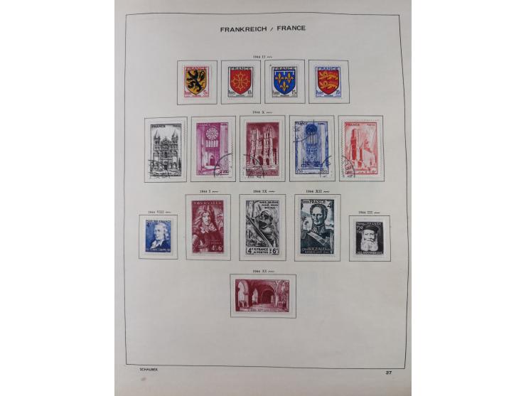 1849/1961, unused and used collection, including some French Colonies, a few better items like Mi.-Nr. 152 used, 239 used and