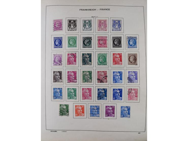 1849/1961, unused and used collection, including some French Colonies, a few better items like Mi.-Nr. 152 used, 239 used and