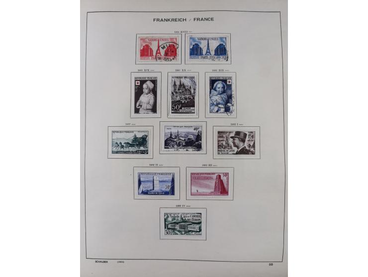 1849/1961, unused and used collection, including some French Colonies, a few better items like Mi.-Nr. 152 used, 239 used and