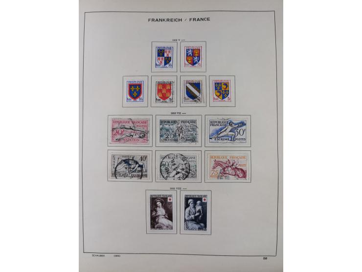 1849/1961, unused and used collection, including some French Colonies, a few better items like Mi.-Nr. 152 used, 239 used and