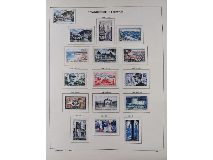 1849/1961, unused and used collection, including some French Colonies, a few better items like Mi.-Nr. 152 used, 239 used and