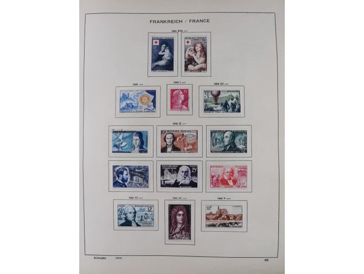 1849/1961, unused and used collection, including some French Colonies, a few better items like Mi.-Nr. 152 used, 239 used and