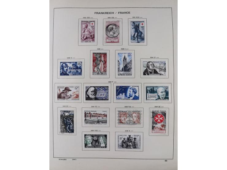 1849/1961, unused and used collection, including some French Colonies, a few better items like Mi.-Nr. 152 used, 239 used and