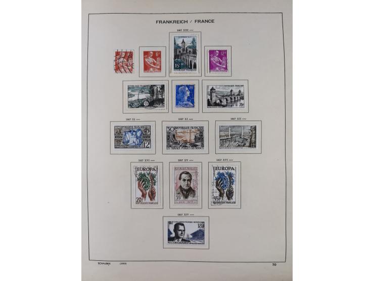 1849/1961, unused and used collection, including some French Colonies, a few better items like Mi.-Nr. 152 used, 239 used and