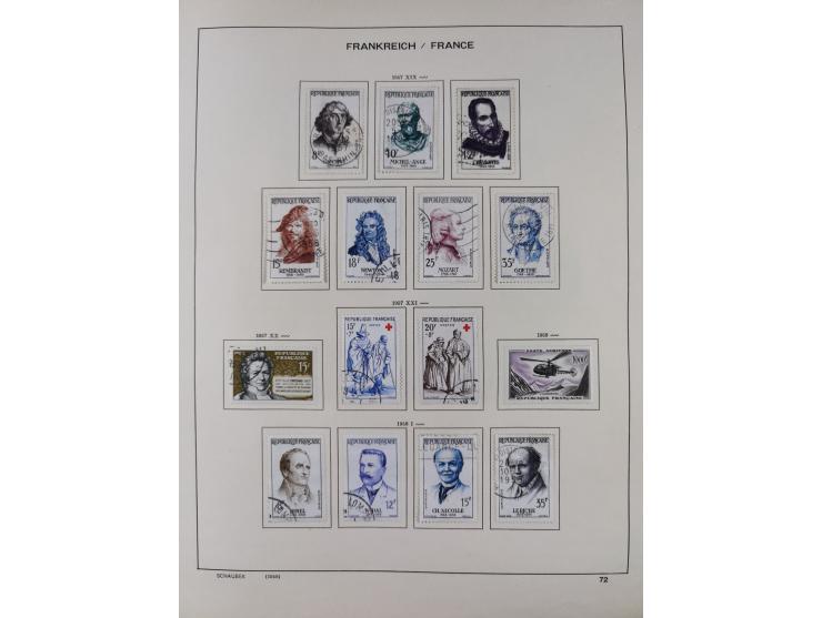 1849/1961, unused and used collection, including some French Colonies, a few better items like Mi.-Nr. 152 used, 239 used and