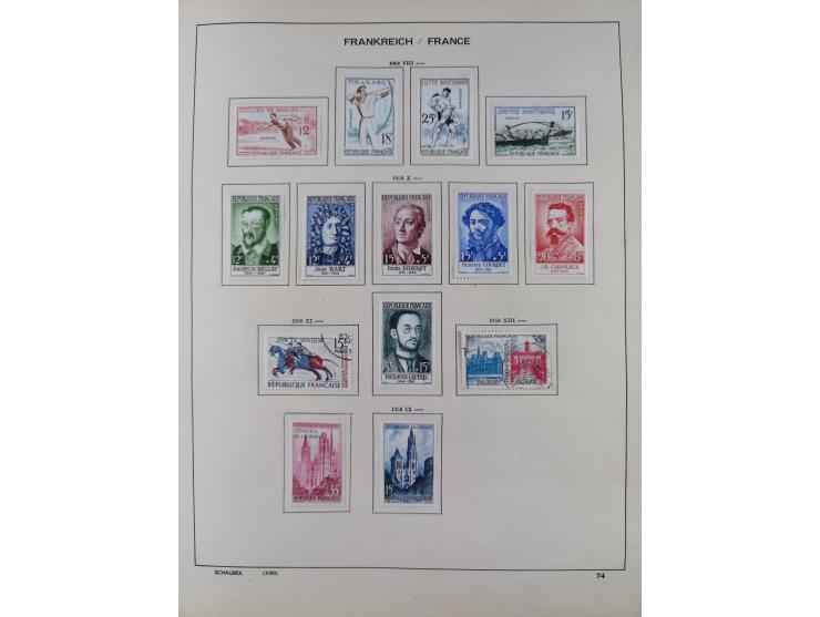 1849/1961, unused and used collection, including some French Colonies, a few better items like Mi.-Nr. 152 used, 239 used and