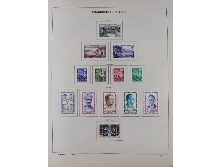 1849/1961, unused and used collection, including some French Colonies, a few better items like Mi.-Nr. 152 used, 239 used and