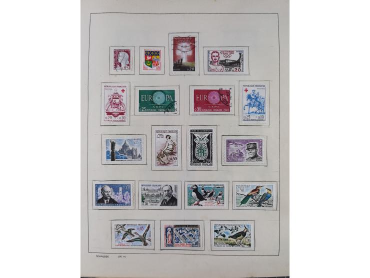 1849/1961, unused and used collection, including some French Colonies, a few better items like Mi.-Nr. 152 used, 239 used and