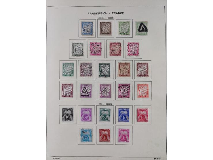 1849/1961, unused and used collection, including some French Colonies, a few better items like Mi.-Nr. 152 used, 239 used and