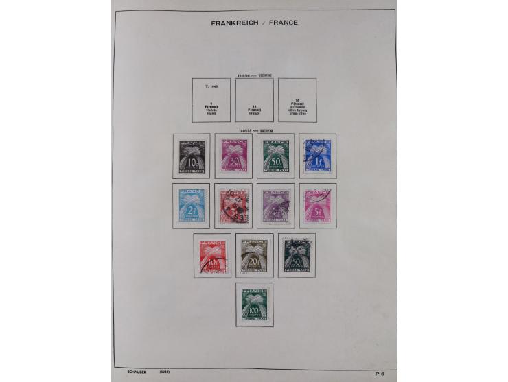 1849/1961, unused and used collection, including some French Colonies, a few better items like Mi.-Nr. 152 used, 239 used and