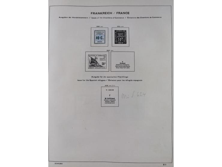 1849/1961, unused and used collection, including some French Colonies, a few better items like Mi.-Nr. 152 used, 239 used and