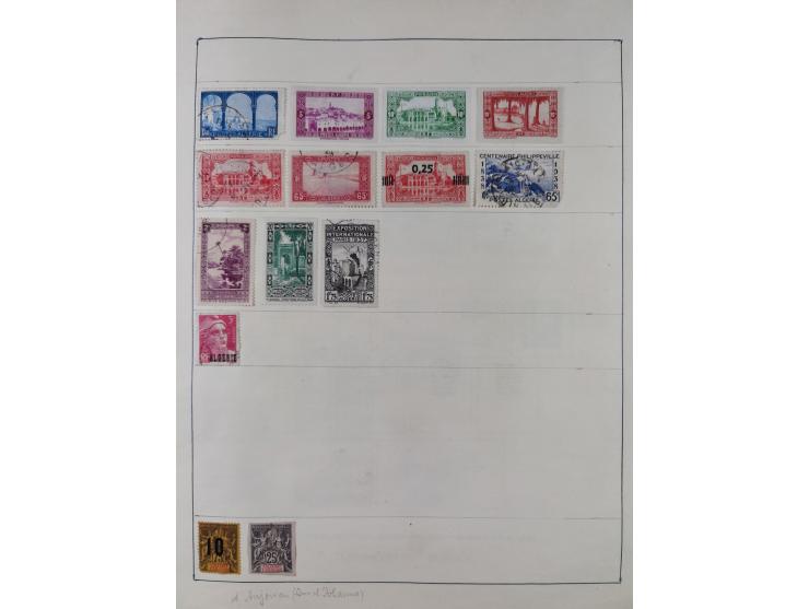 1849/1961, unused and used collection, including some French Colonies, a few better items like Mi.-Nr. 152 used, 239 used and