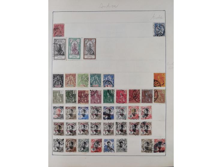 1849/1961, unused and used collection, including some French Colonies, a few better items like Mi.-Nr. 152 used, 239 used and