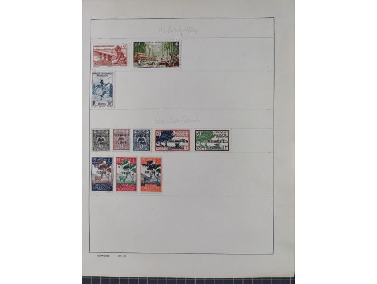 1849/1961, unused and used collection, including some French Colonies, a few better items like Mi.-Nr. 152 used, 239 used and