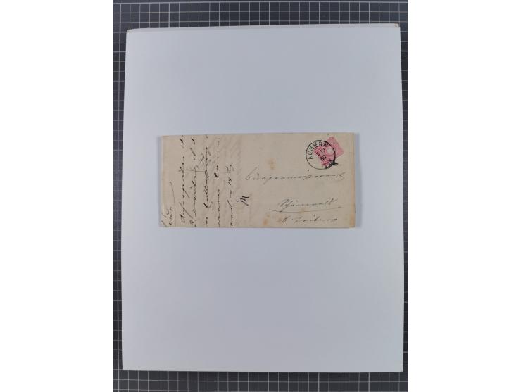 AACH bis ZELL, große Stempelsammlung von Vorphilatelie bis Nachverwendungen in 15 Schubern, mit über 900 Belegen und vielen l