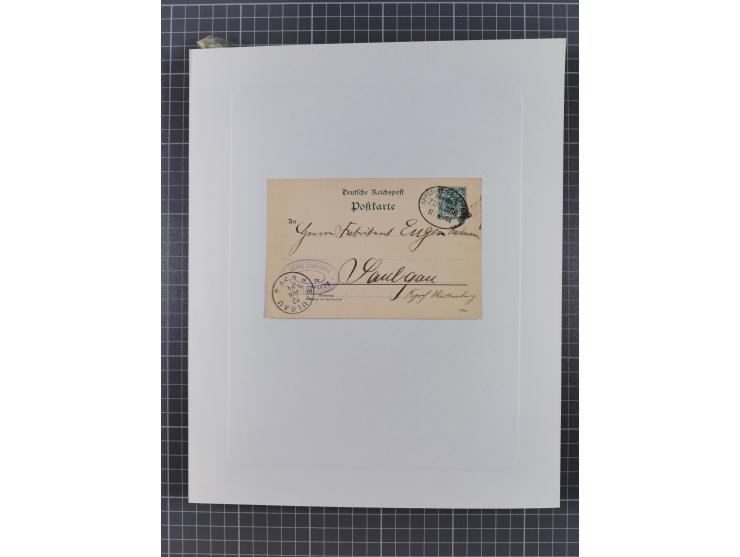 AACH bis ZELL, große Stempelsammlung von Vorphilatelie bis Nachverwendungen in 15 Schubern, mit über 900 Belegen und vielen l