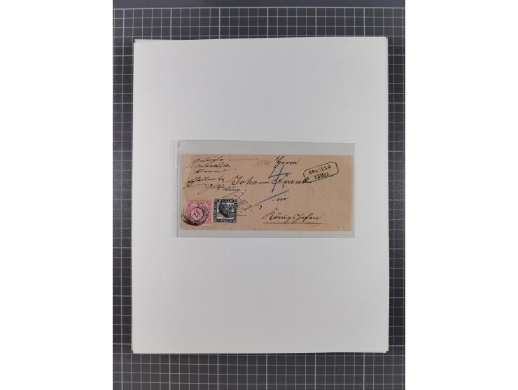 AACH bis ZELL, große Stempelsammlung von Vorphilatelie bis Nachverwendungen in 15 Schubern, mit über 900 Belegen und vielen l