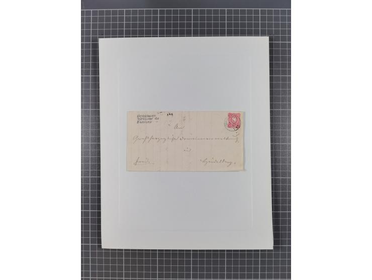 AACH bis ZELL, große Stempelsammlung von Vorphilatelie bis Nachverwendungen in 15 Schubern, mit über 900 Belegen und vielen l