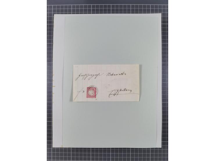 AACH bis ZELL, große Stempelsammlung von Vorphilatelie bis Nachverwendungen in 15 Schubern, mit über 900 Belegen und vielen l