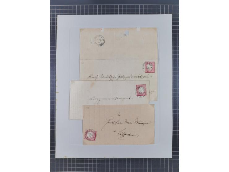 AACH bis ZELL, große Stempelsammlung von Vorphilatelie bis Nachverwendungen in 15 Schubern, mit über 900 Belegen und vielen l