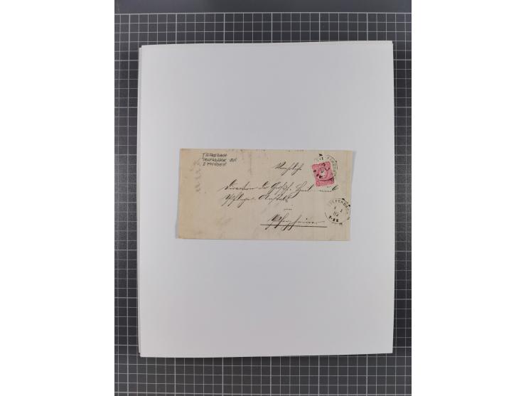 AACH bis ZELL, große Stempelsammlung von Vorphilatelie bis Nachverwendungen in 15 Schubern, mit über 900 Belegen und vielen l