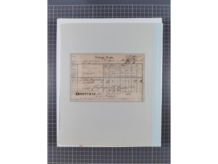 AACH bis ZELL, große Stempelsammlung von Vorphilatelie bis Nachverwendungen in 15 Schubern, mit über 900 Belegen und vielen l