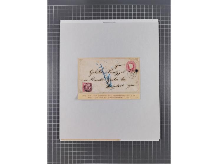 AACH bis ZELL, große Stempelsammlung von Vorphilatelie bis Nachverwendungen in 15 Schubern, mit über 900 Belegen und vielen l