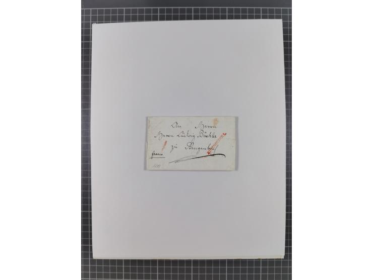 AACH bis ZELL, große Stempelsammlung von Vorphilatelie bis Nachverwendungen in 15 Schubern, mit über 900 Belegen und vielen l